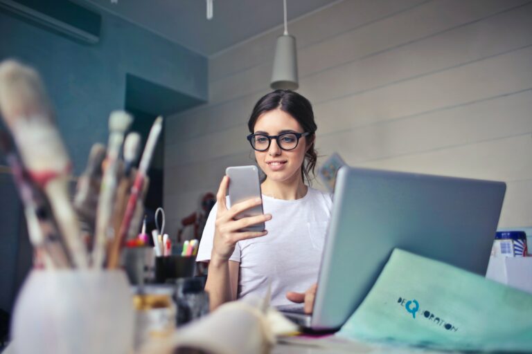 Woman on Phone