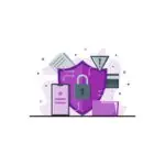 Free internet security digital vector