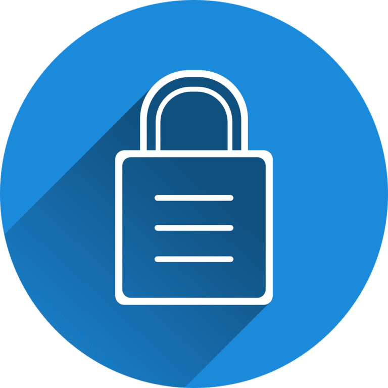 Free castle security locked vector